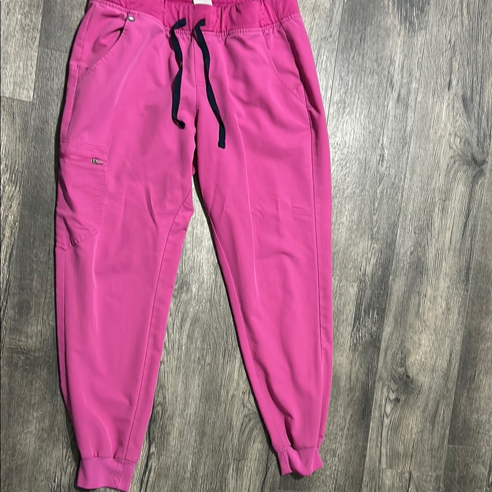 Pink scrub pants